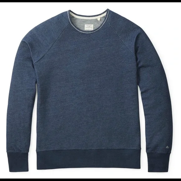 rag bone Sweaters Rag Bone Standard Issue Sweatshirt Indigo Small Nwt Poshmark